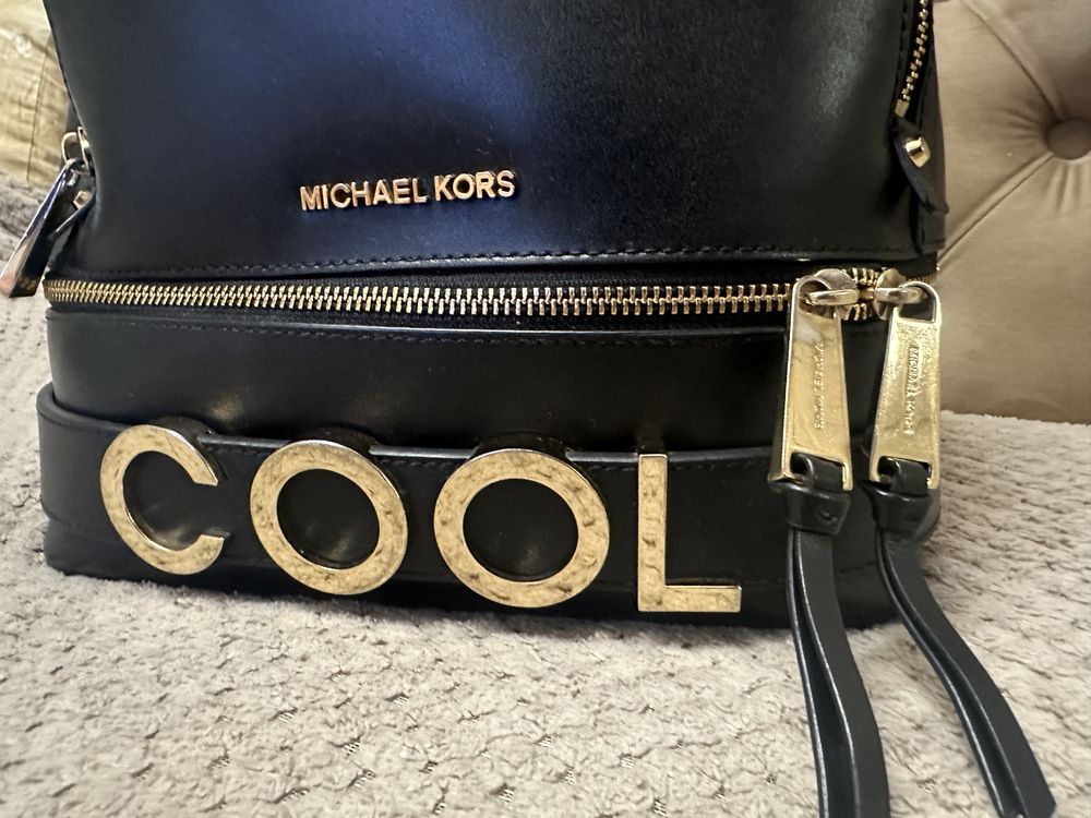 Крутий шкіряний рюкзак Michael kors cool оригінал з документами