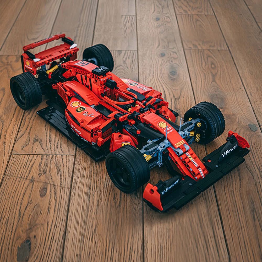 Model samochodu klocki Formula F1 klocki - 1099 części!