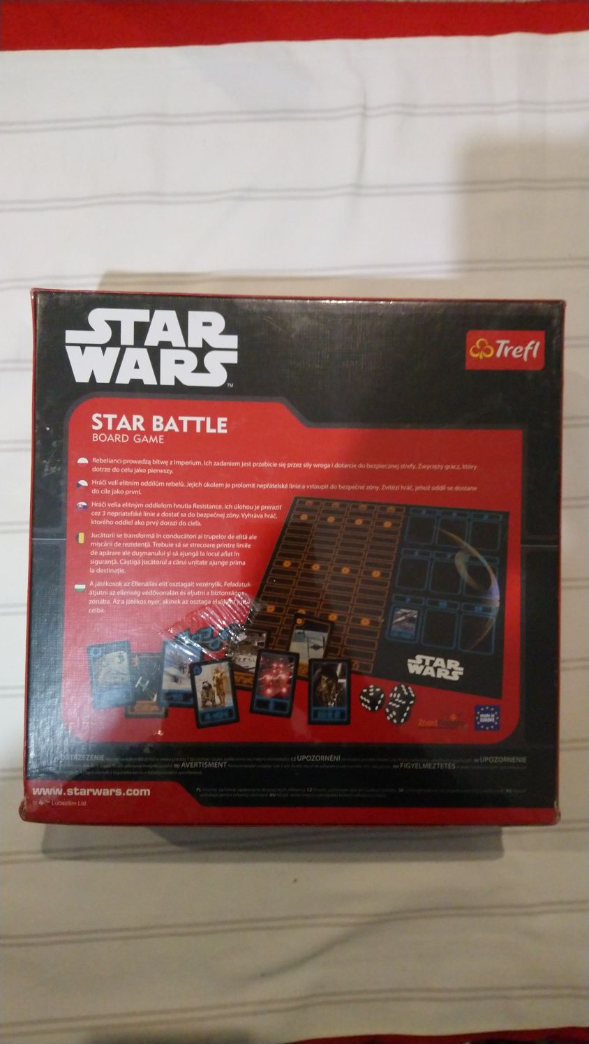 Gra planszowa Star Wars Star Battle. Nowa w folii