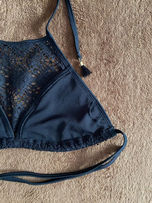 Krótki top z odkrytymi plecami/góra od stroju kąpielowego