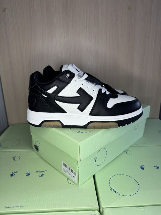 Кросівки Off-White | Out Of Office / оф вайт black/white