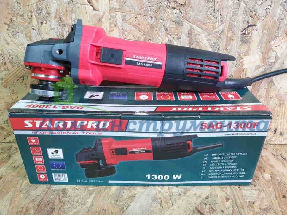 Угловая шлифмашина болгарка 125 Start pro SAG-125/1300F защита от пыли