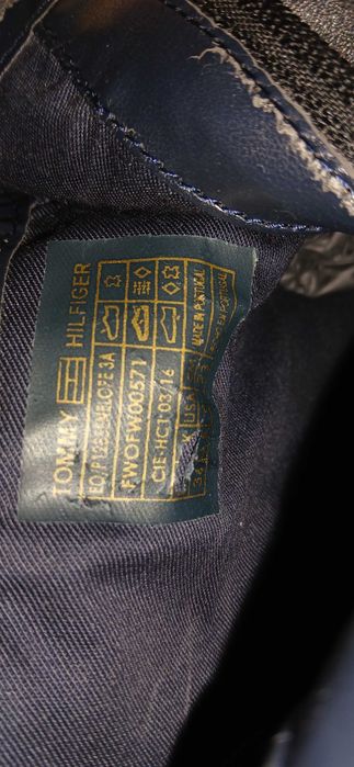 Tommy Hilfiger Botki. Skóra naturalna