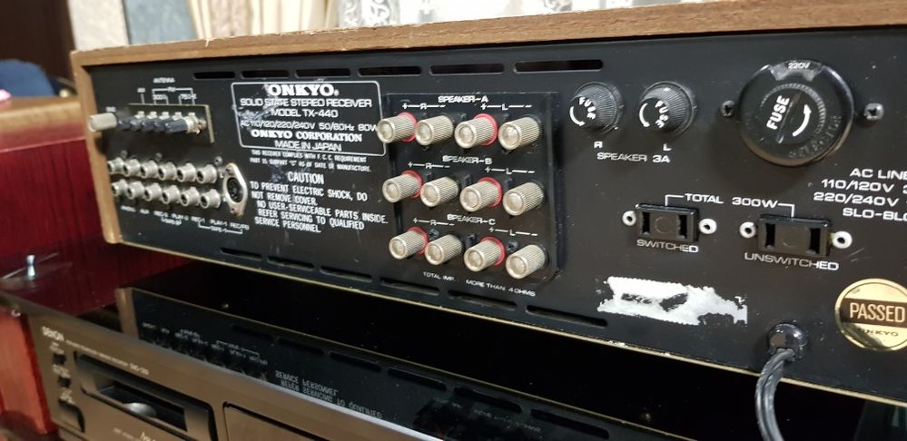 Onkyo tx-440 стерео ресивер