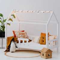 Łóżko domek dla dziecka z materacem HIT