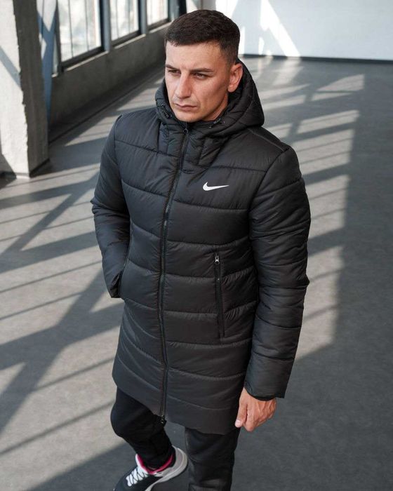 Парка мужская зимняя Nike omney длинная до -25°C куртка найк теплая