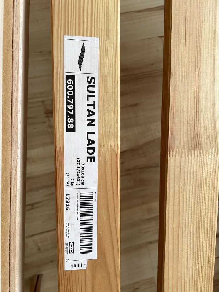 Łóżeczko Ikea 70x160 + Materac