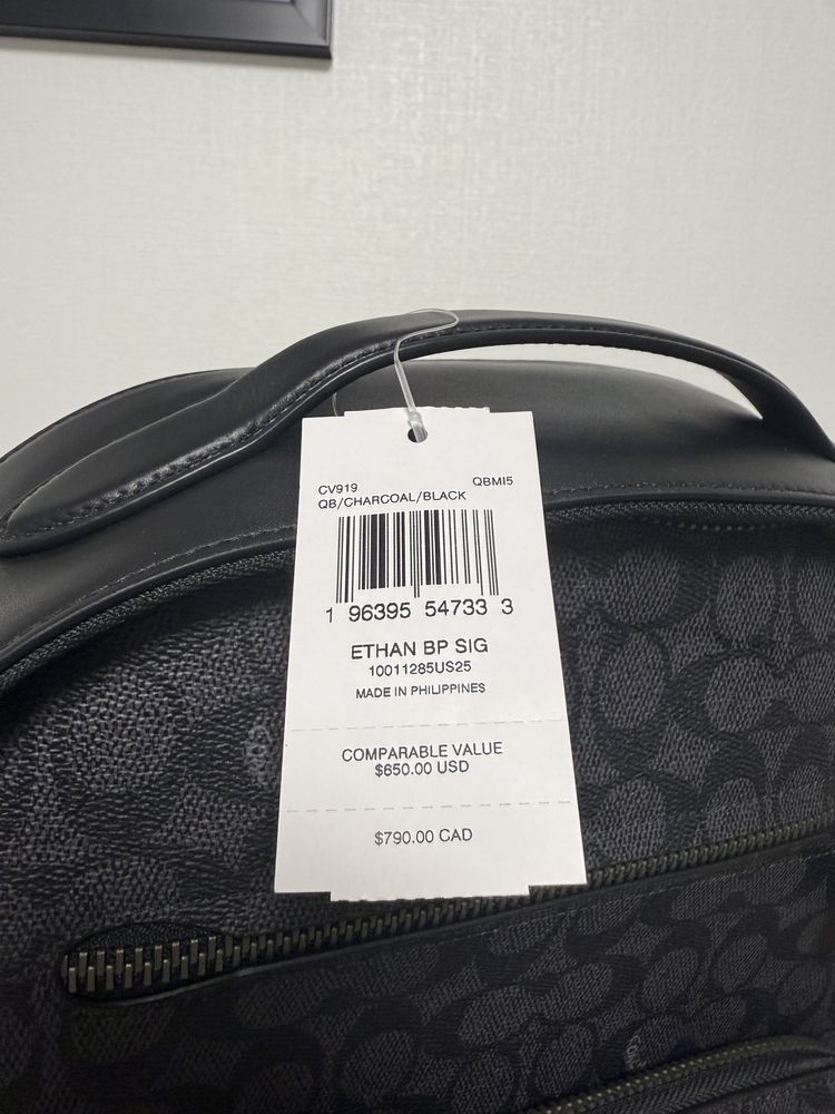 Рюкзак Coach Ethan Backpack in Signature Canvas