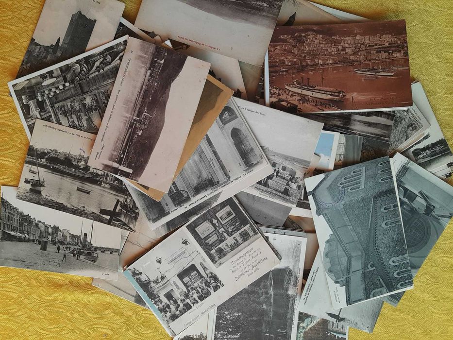 Ponad 100 pocztówek Francja, wszystkie są przed 1945 rokiem.