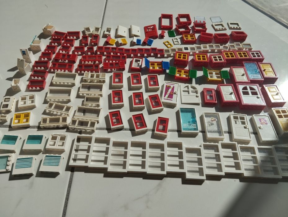 LEGO peças original portas janelas