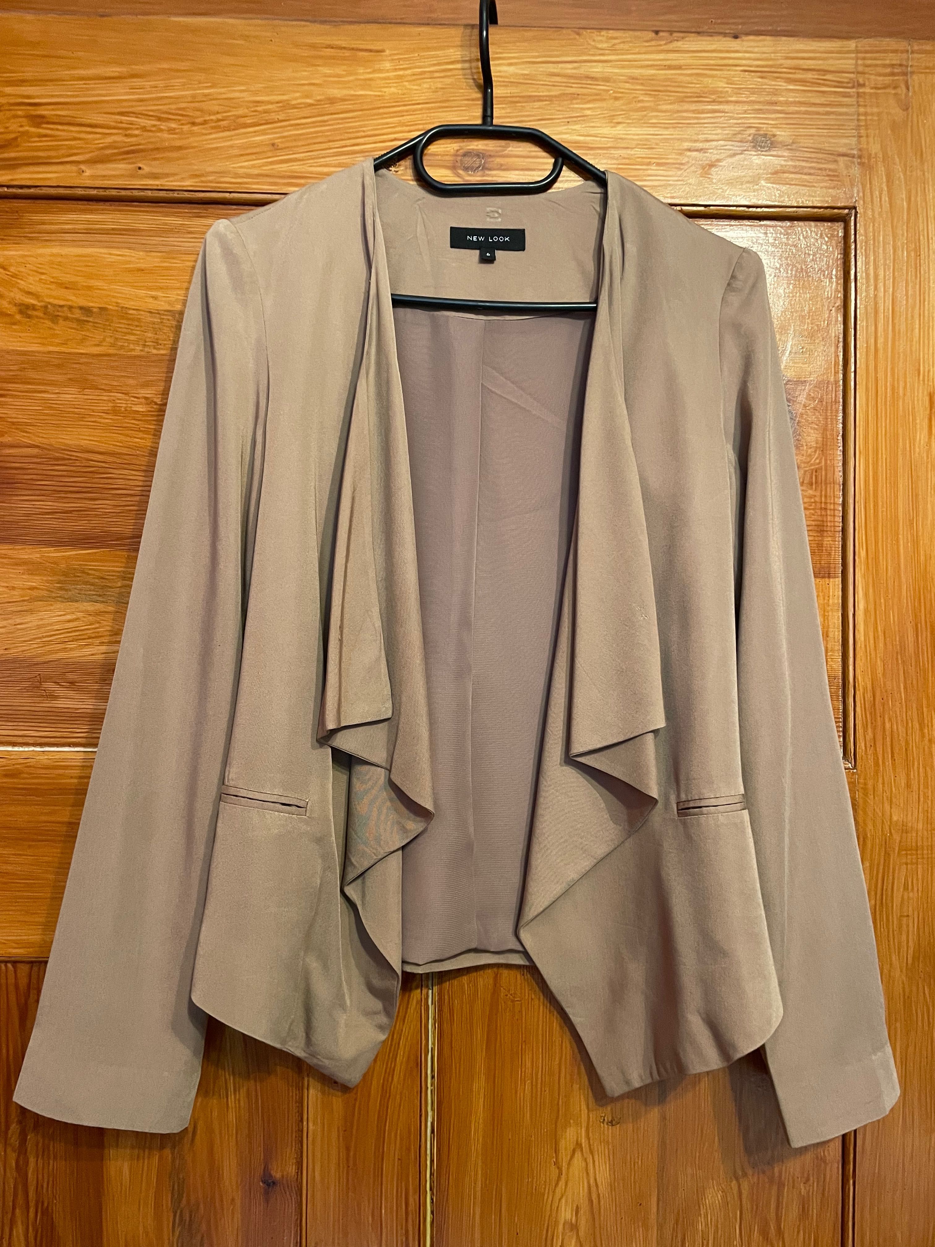 Elegancki piaskowy żakiet New Look, r. 34