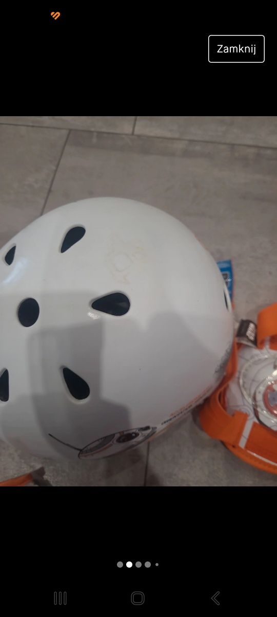 Star Wars kask, rekawiczki ochraniacze 54-58