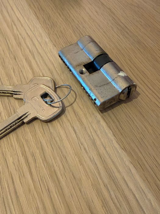 Canhão Fechadura + 2 Chaves