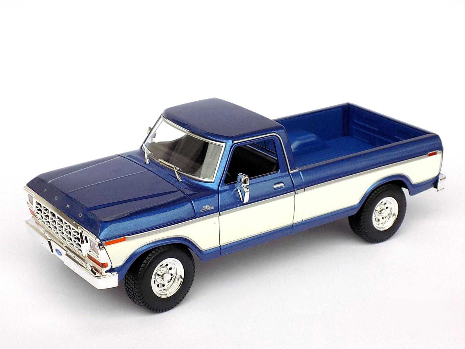 1:18 Maisto Ford F-150 Pick Up 1979 blue/creme model