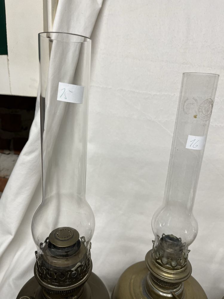 Lampy naftowe mosiadz antyk kolekcja dekoracja
