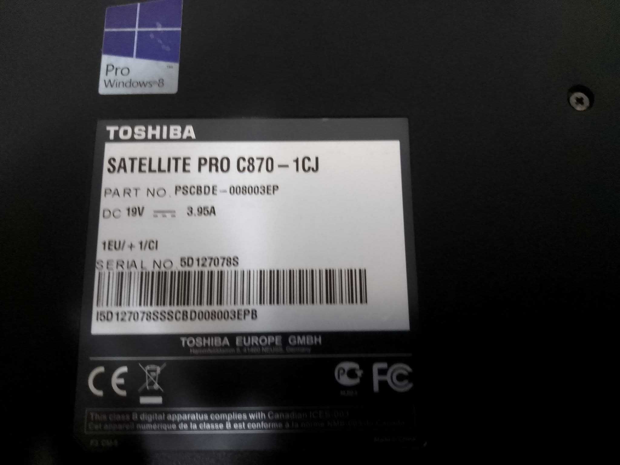 Toshiba Satellite Pro C870-1CJ 17.3"