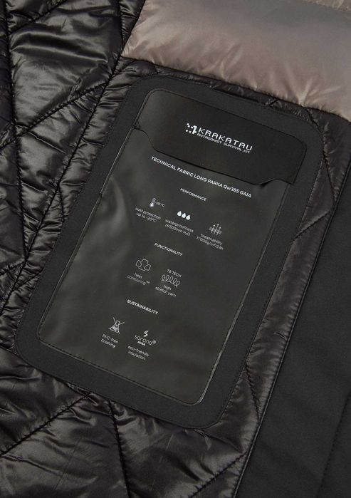 Жіноче зимове технологічне пальто-парка KRAKATAU Long Parka QW385 Gaia