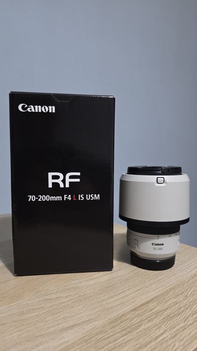 Canon RF 70-200mm f4 (como nova)