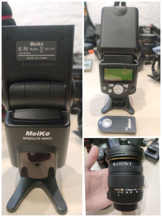 Зеркальный фотоаппарат Nikon d7000 с хорошим комплектом