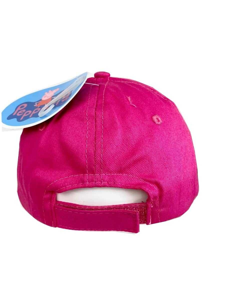 czapka dziewczęca z daszkiem PEPPA ŚWINKA różowa
