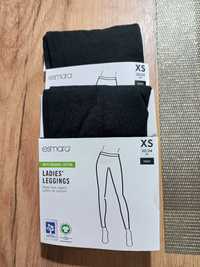 Legginsy damskie bio bawełna roz.XS 32/34 ,2 pary