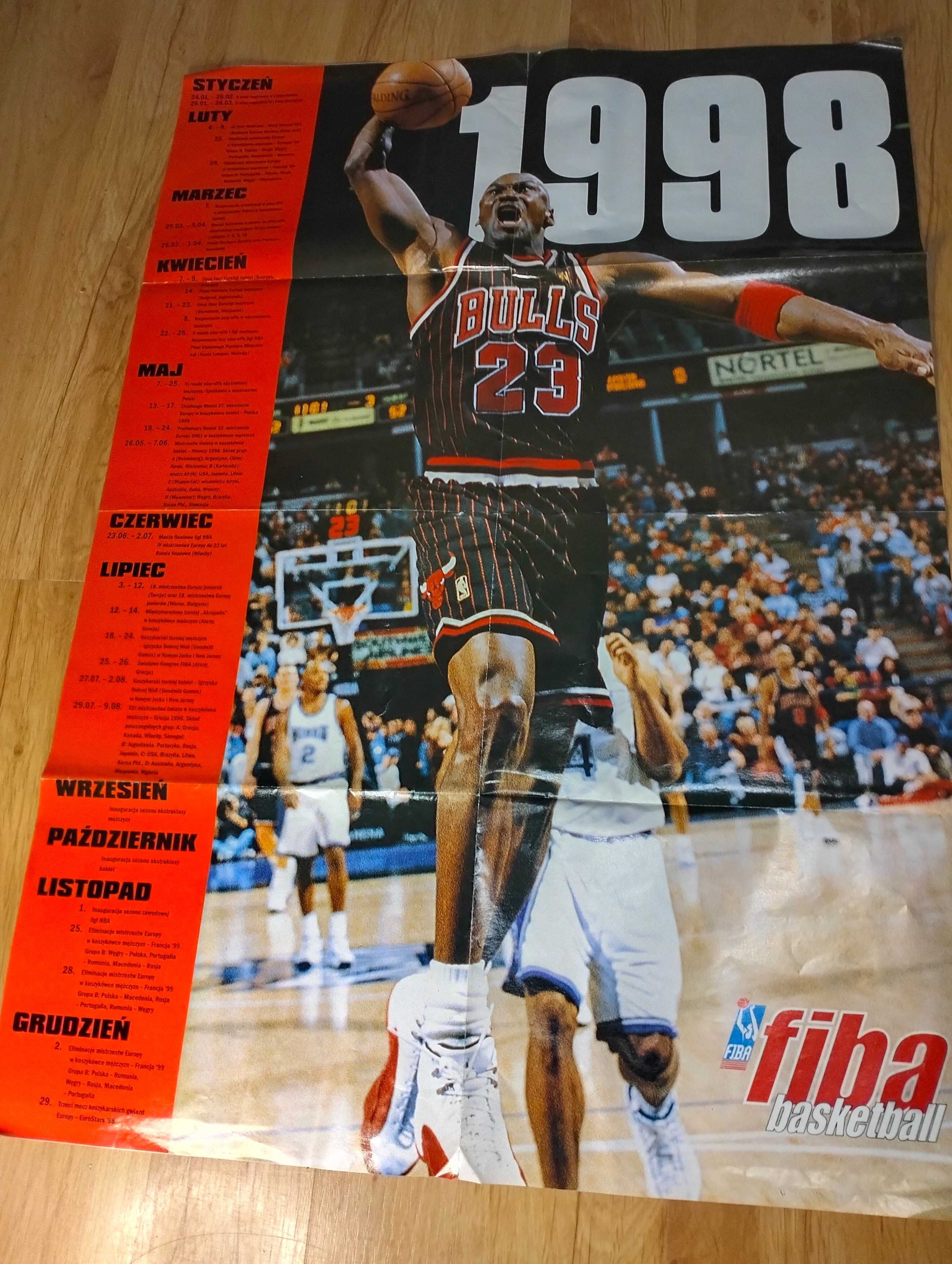 Duzy Plakat NBA Michael Jordan 1998