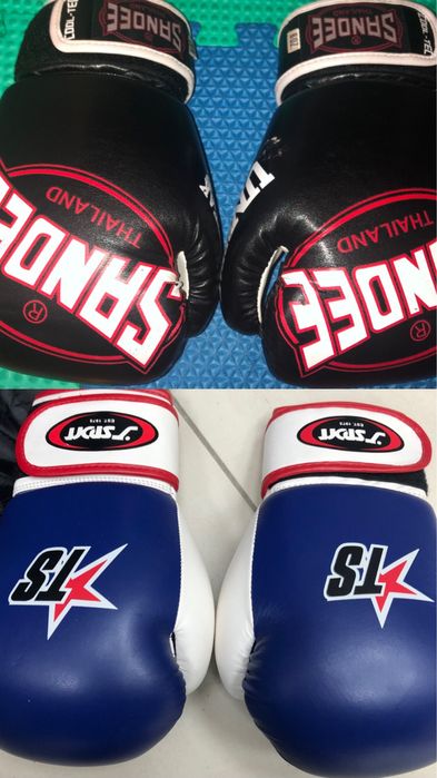 Дитячі боксерські перчатки чорні тайланд та сині пакістан