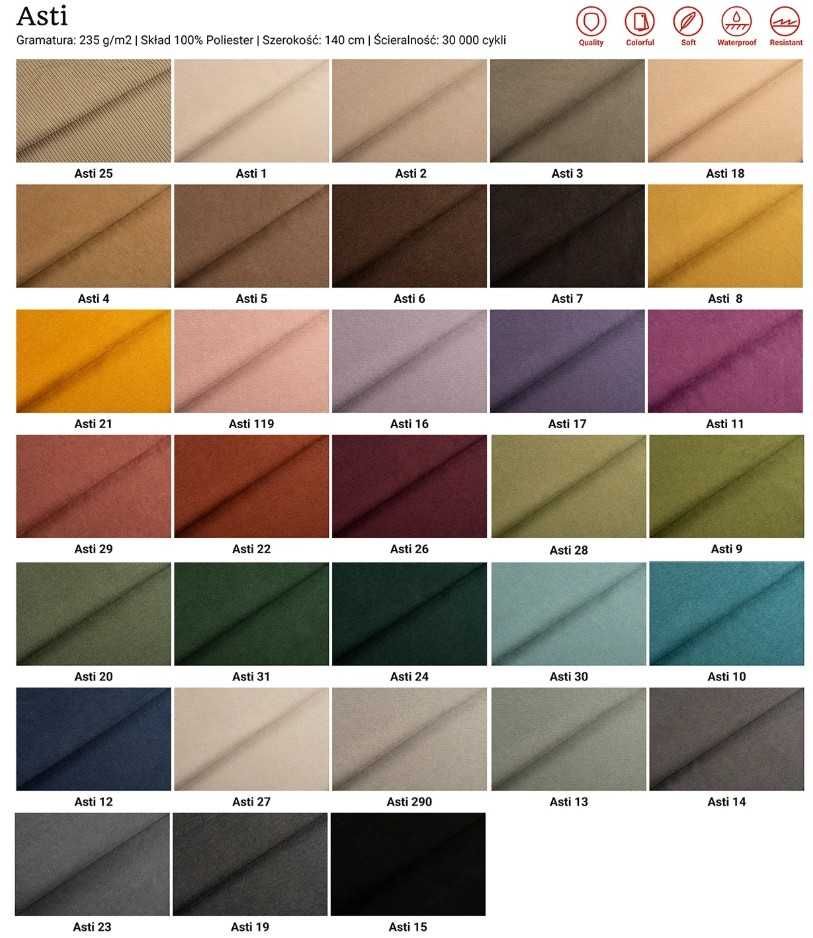 Kanapa,sofa Mavi 200cm -Funkcja Spania, Plamoodporna Tkanina- PROMOCJA