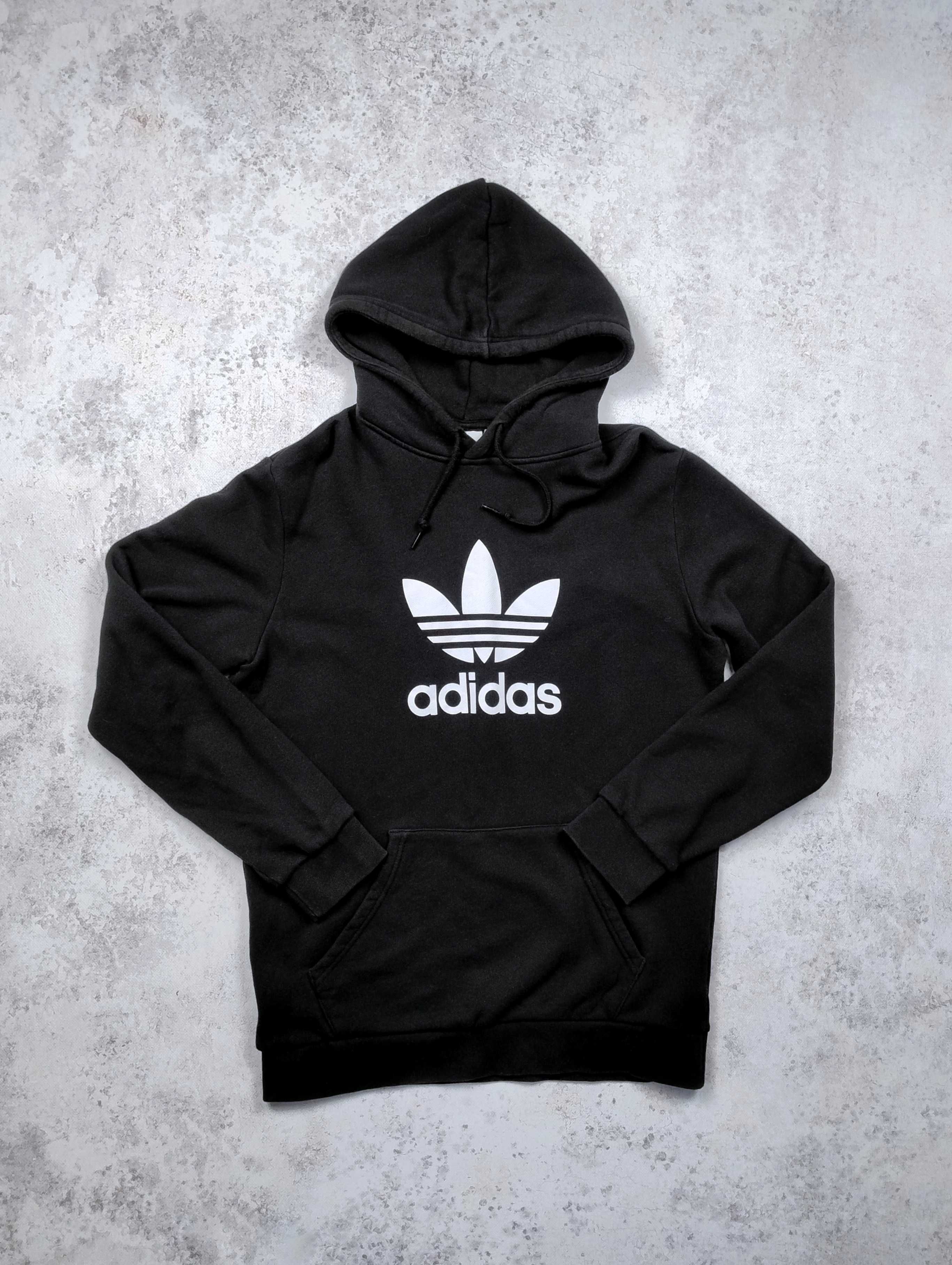 Czarna bluza Adidas Originals big logo hoodie M