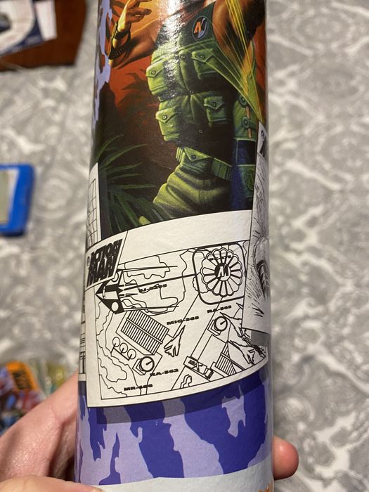 4 Posters Action Man para pintar - Novo