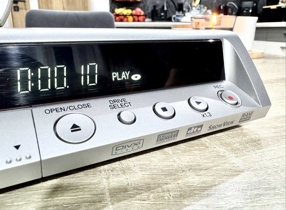 Panasonic DMR-EH55 #Nagrywarka DVD HDD #160GB #DivX #SD #DV #PL Menu