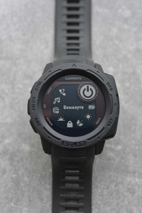 Instinct Solar Garmin Graphite ідеальний стан