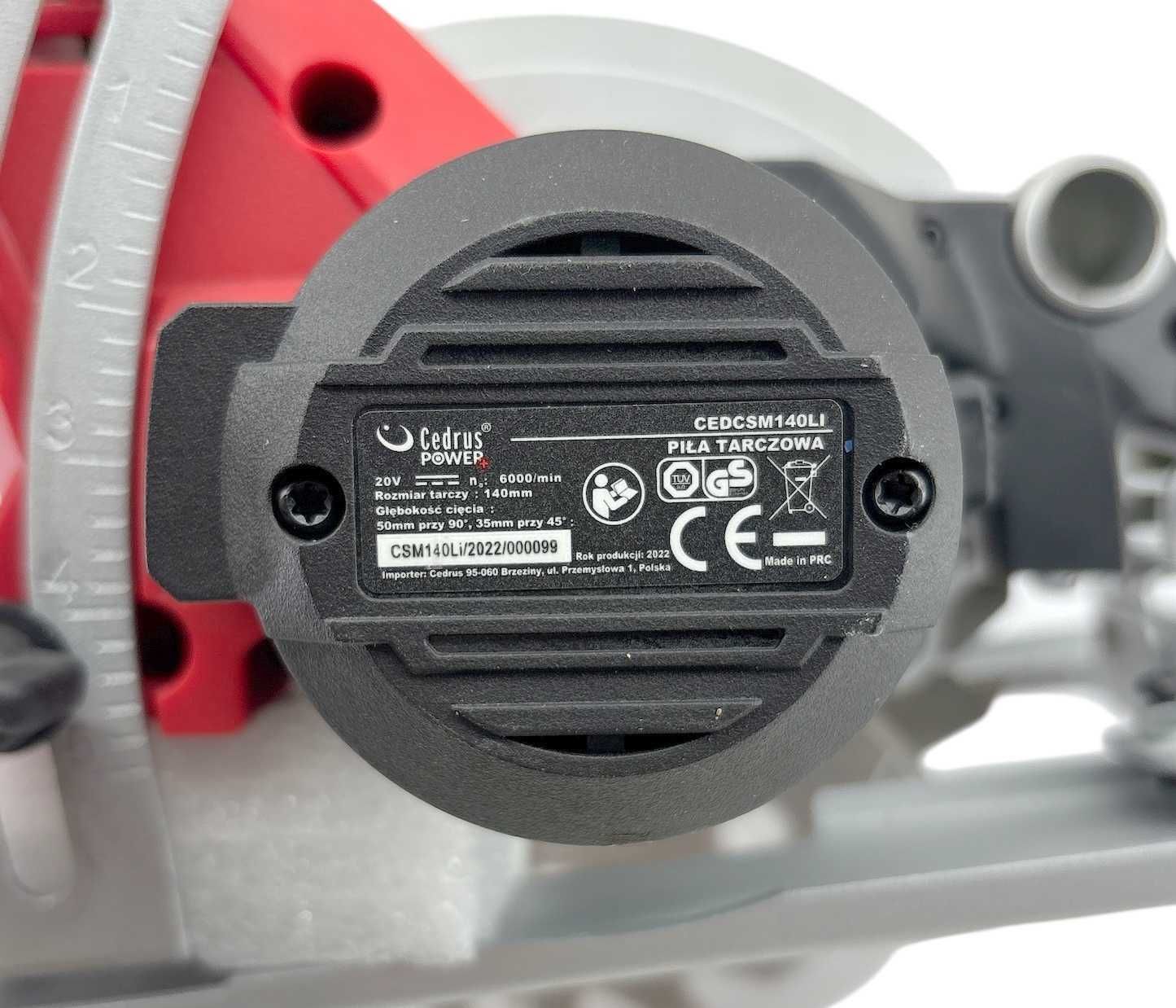 Piła tarczowa cedrus power+ MINI CEDCSM140LI 20V 140MM