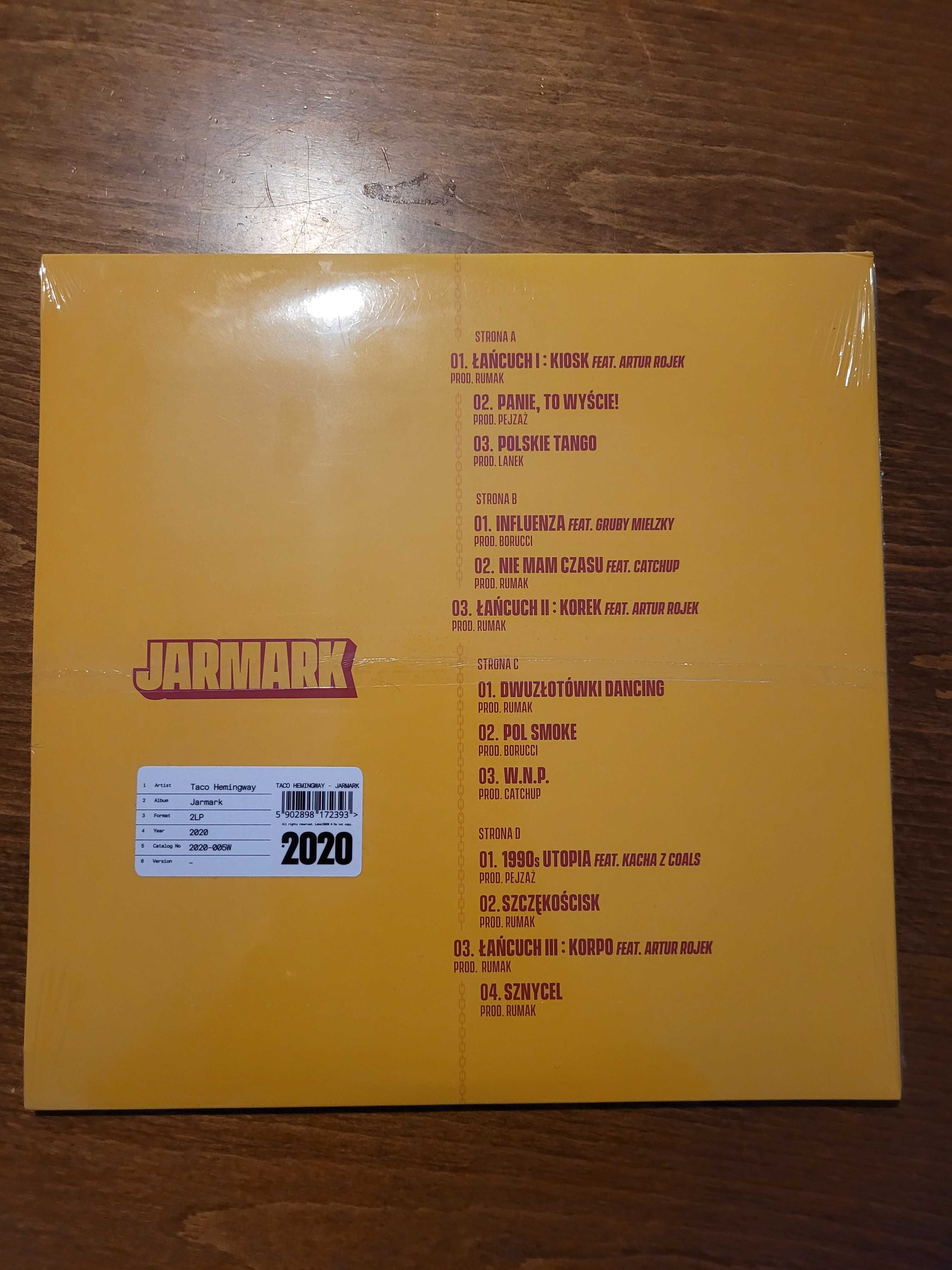 Taco Hemingway - Jarmark LP Vinyl Folia UNIKAT