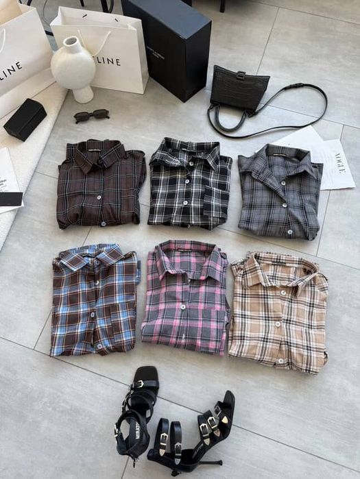 Сорочки в клітинку oversize