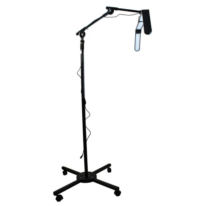 Безтіньова лампа на штативі з коліщатками F-800F, 36 Вт, Чорна
