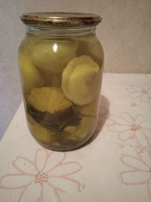 Патиссоны маринованые