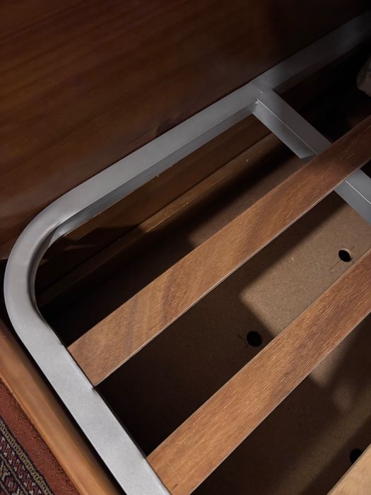 Cama de solteiro 2 em 1 de madeira