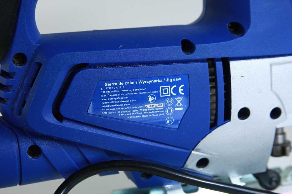 Wyrzynarka do drewna mocna, prawie NOWA,  Good Year 710 W