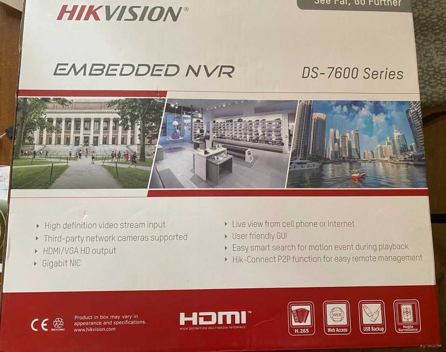 IP відеореєстратор з PoE Hikvision DS-7616NI-I2/16P 16-канальний.ТОРГ