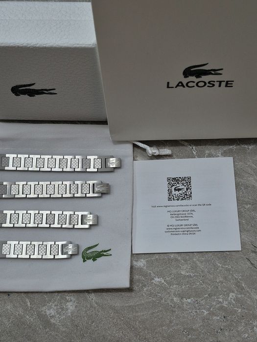 Чоловічий браслет lacoste / браслет lacoste / браслет крокодил