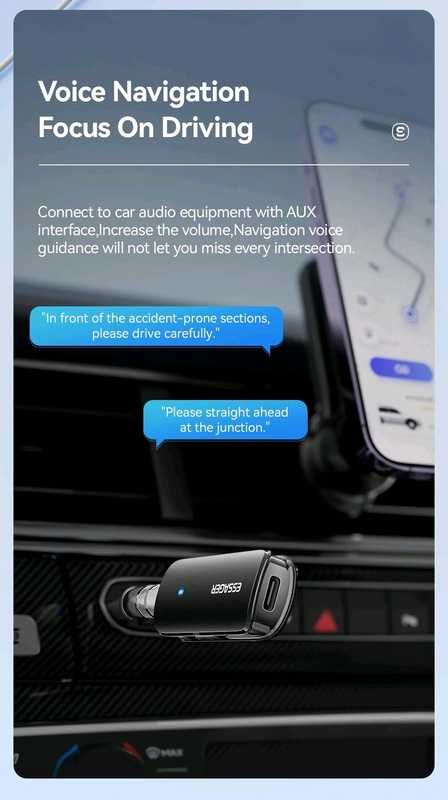 ESSAGER ES-BT09 приемник-передатчик аудио адаптер 3,5мм bluetooth 5.0