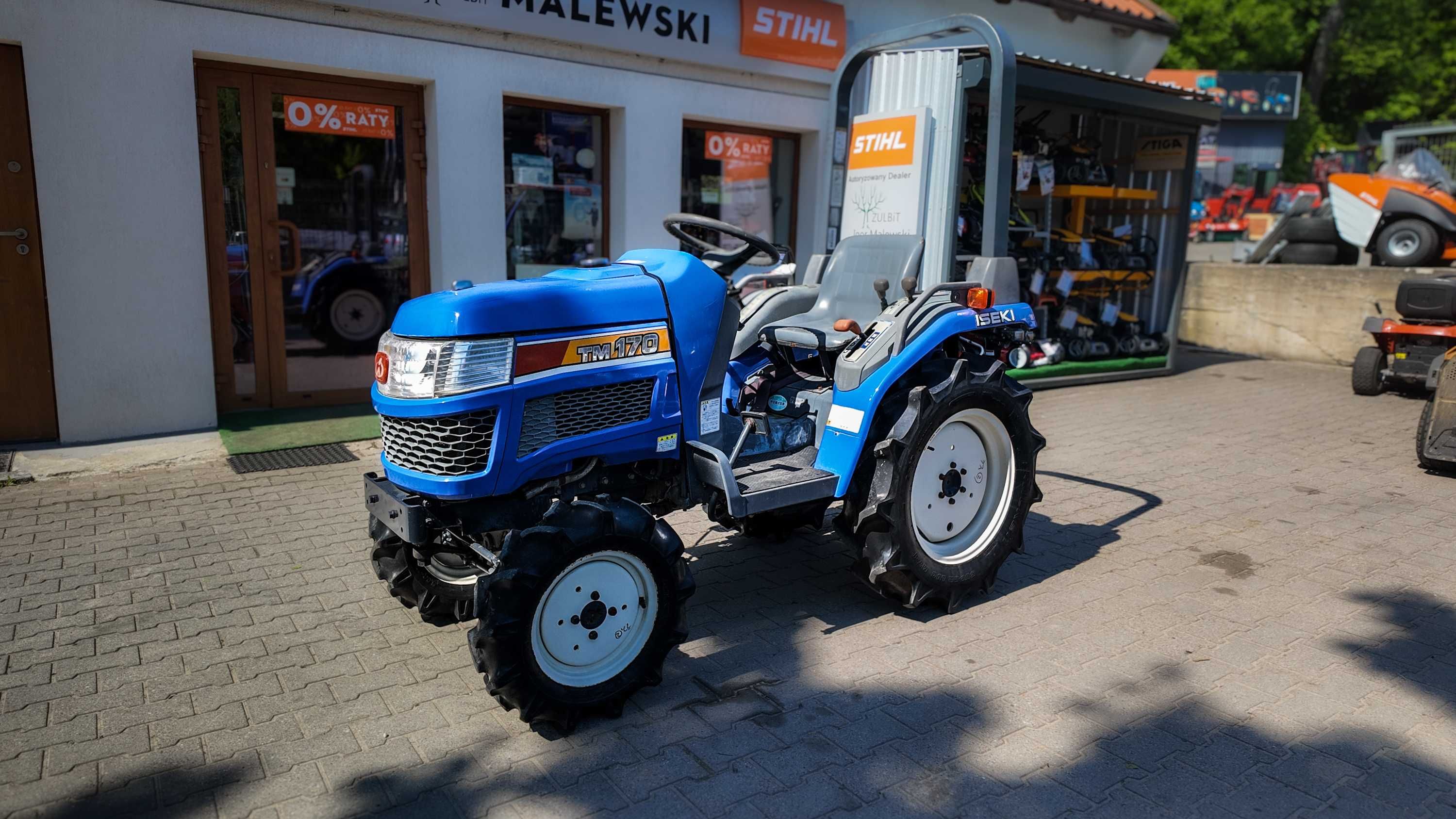 Iseki TM-170, wspomaganie, 4x4,traktorek Japoński 17 KM ZULBiT Olsztyn