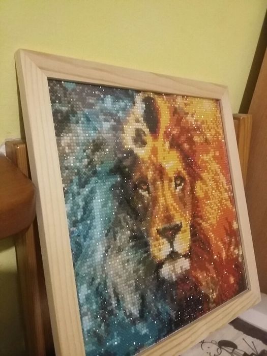 Haft diamentowy Król lew