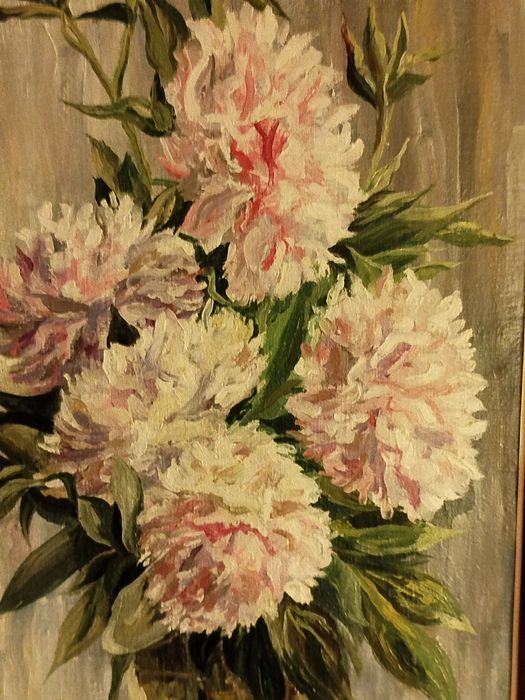 Obraz olejny malowany napłótnie