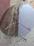 Mesa de jantar oval