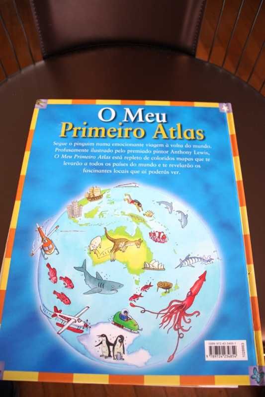 Livro O meu primeiro atlas Deborah Chancellor Circulo de leitores