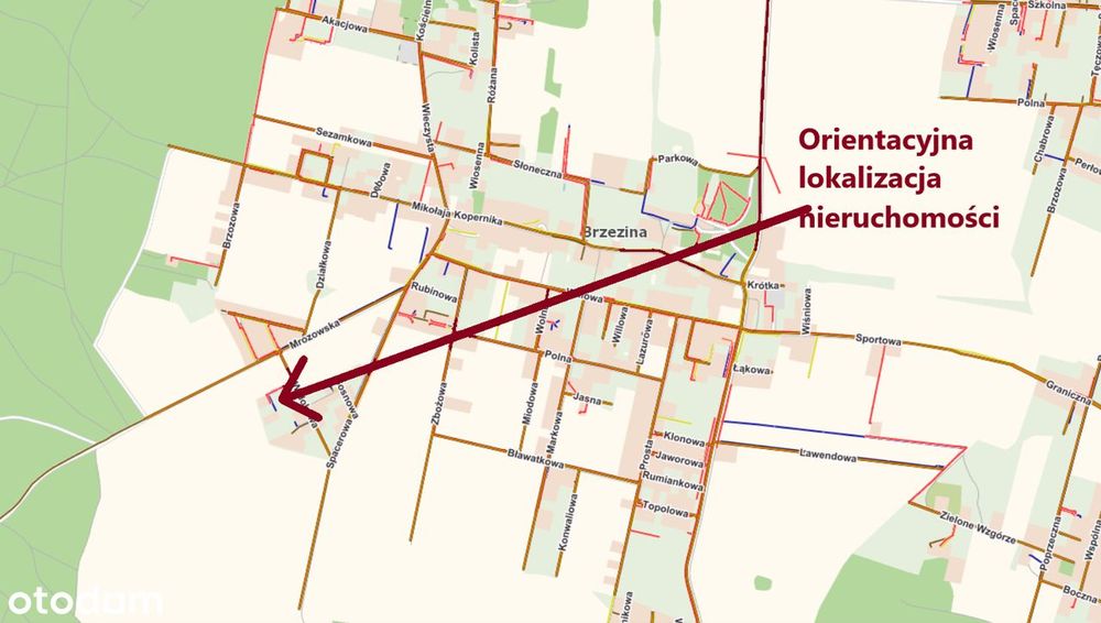 Działka z wydanymi warunkami zabudowy