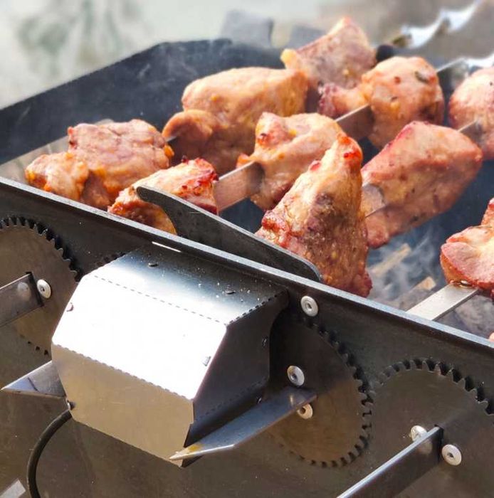 Автомангал мангал з мотором автоматичний мангал