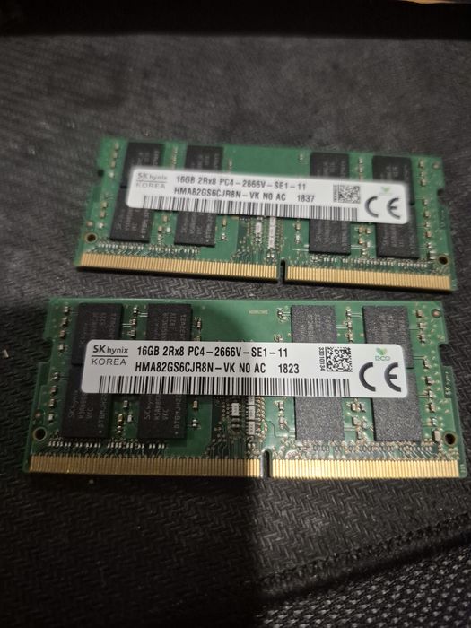 Ram DDR4 32GB (2×16GB) 2666 SKhynix(3)